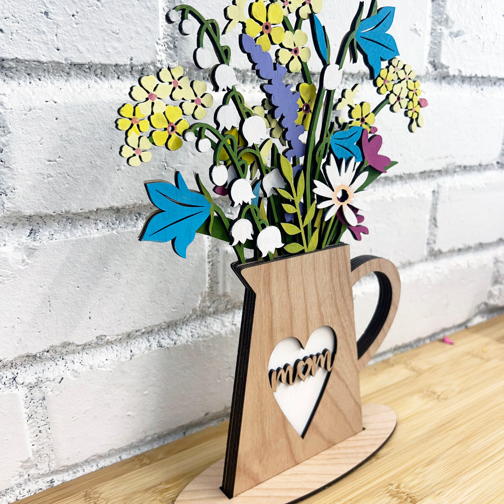 Forever Bouquet - Mother's Day Wooden Flower Display