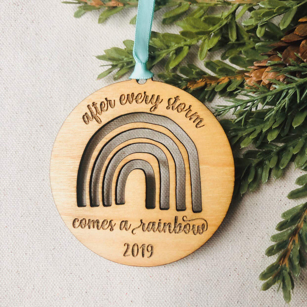 After Every Storm Comes a Rainbow Ornament