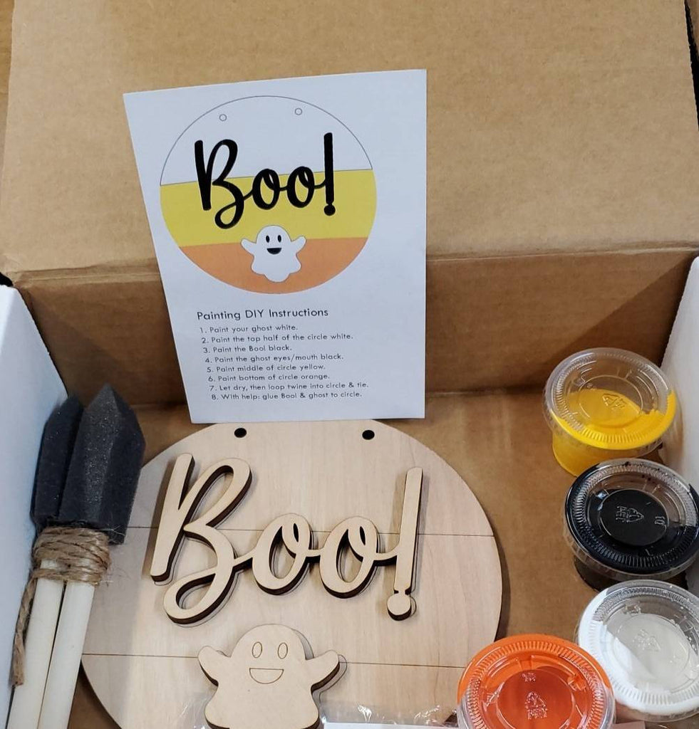 "Boo" Your Neighbors with these DIY Paint Kits for Kids