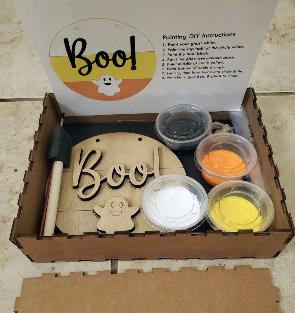 "Boo" Your Neighbors with these DIY Paint Kits for Kids