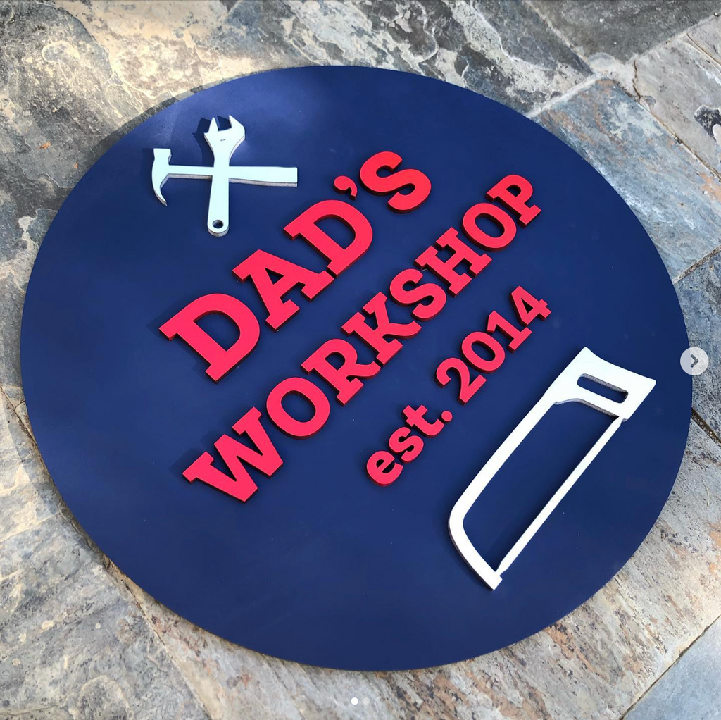 Custom Logo Signs - Double Layed - Multi Colored