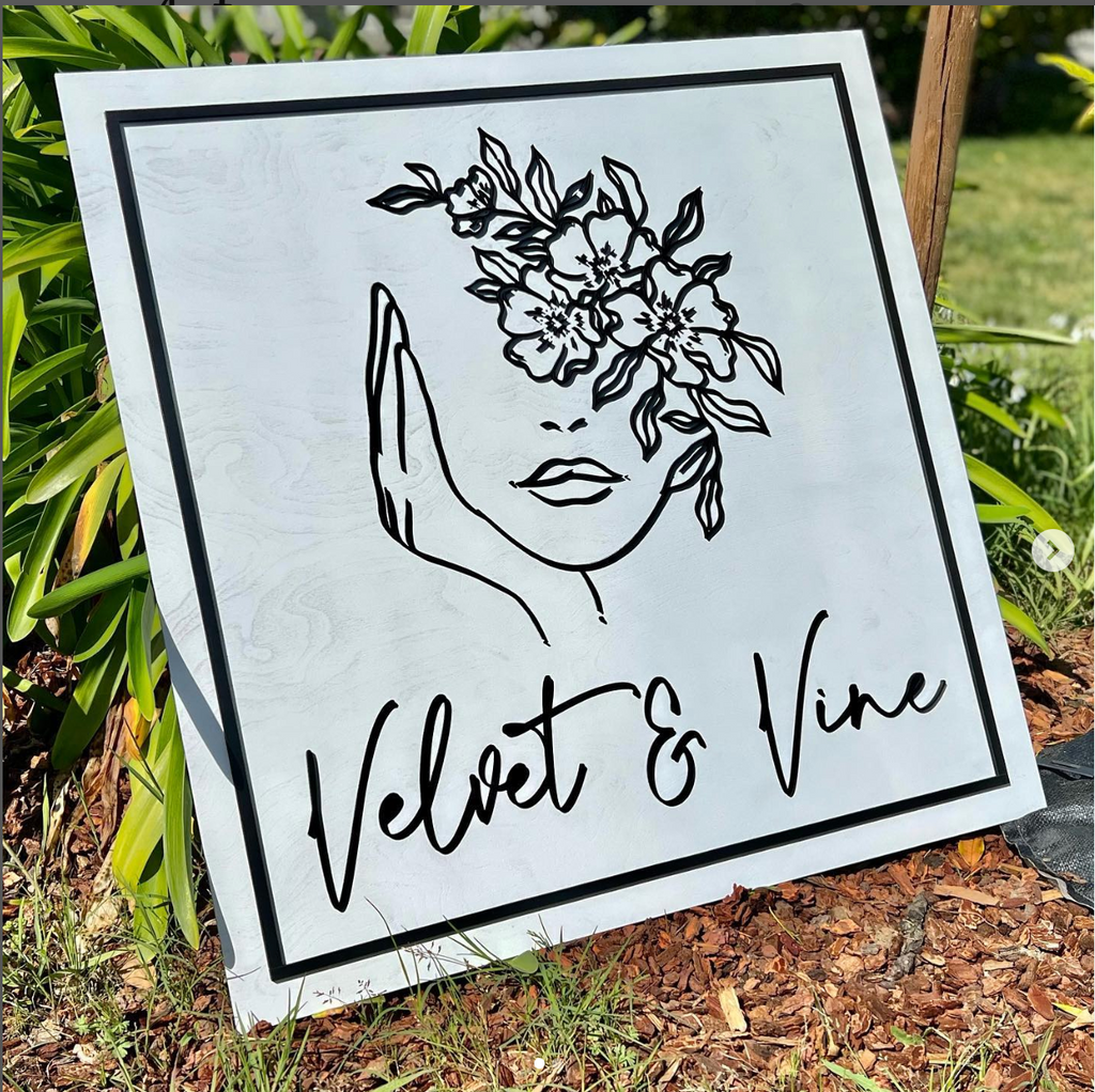 Custom Logo Signs - Double Layed - Single Color