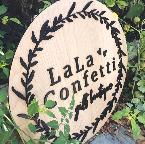 Custom Logo Signs - Double Layed - Single Color