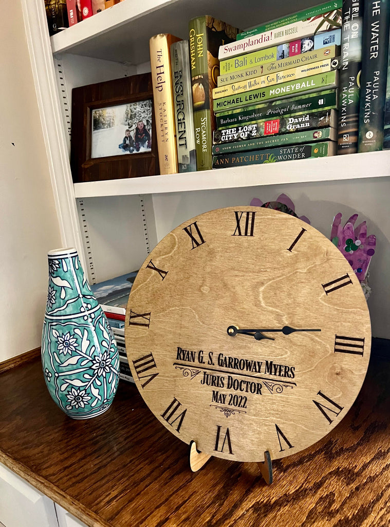 Personalized Wooden Clock