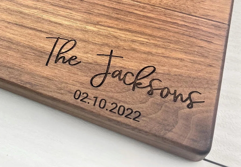 Custom Engraved Wooden Cutting Boards