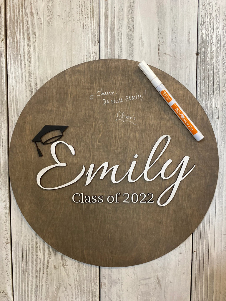Personalized Graduation Party Guestbook Sign