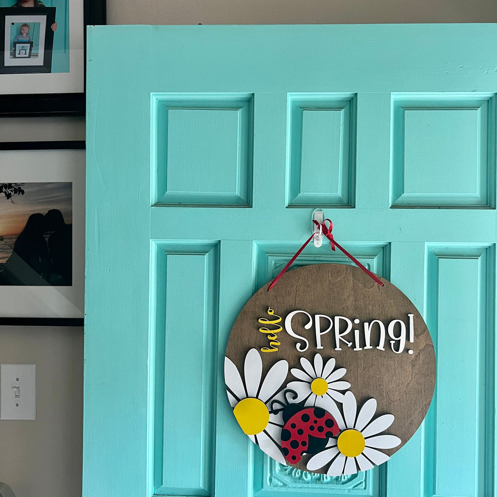 Hello Spring Door Hanger
