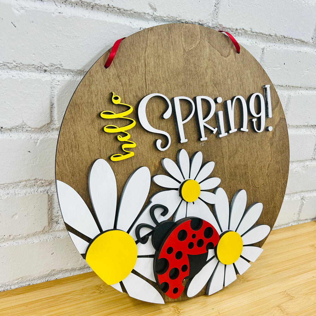 Hello Spring Door Hanger