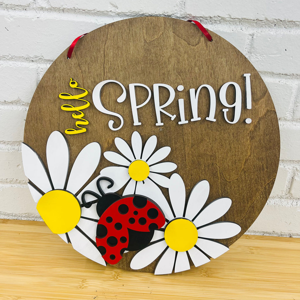 Hello Spring Door Hanger