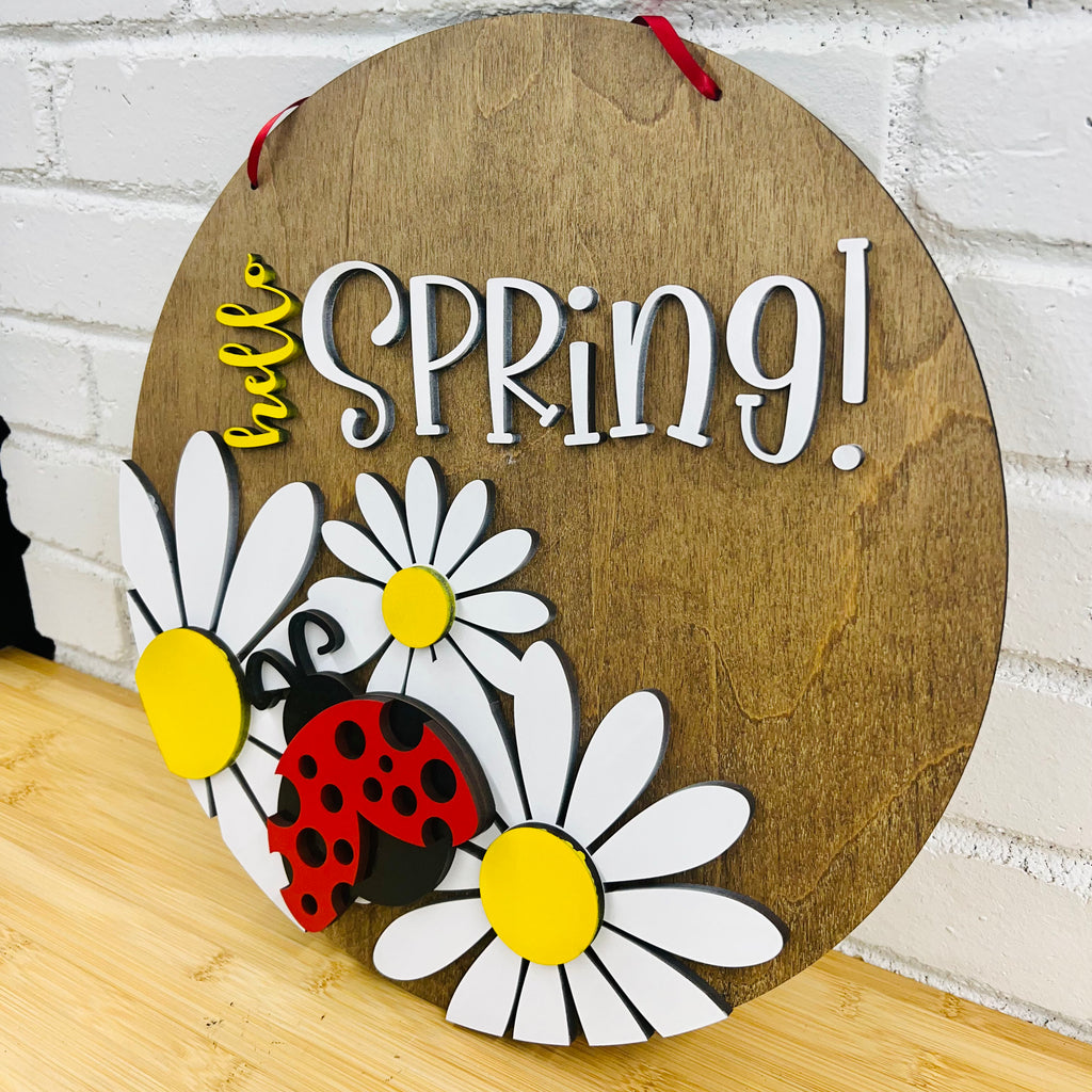 Hello Spring Door Hanger
