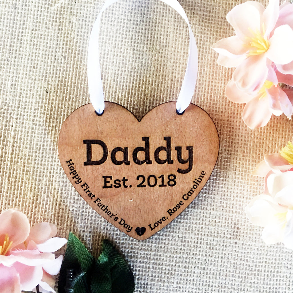 Daddy Ornament - First Fathers Day Gift