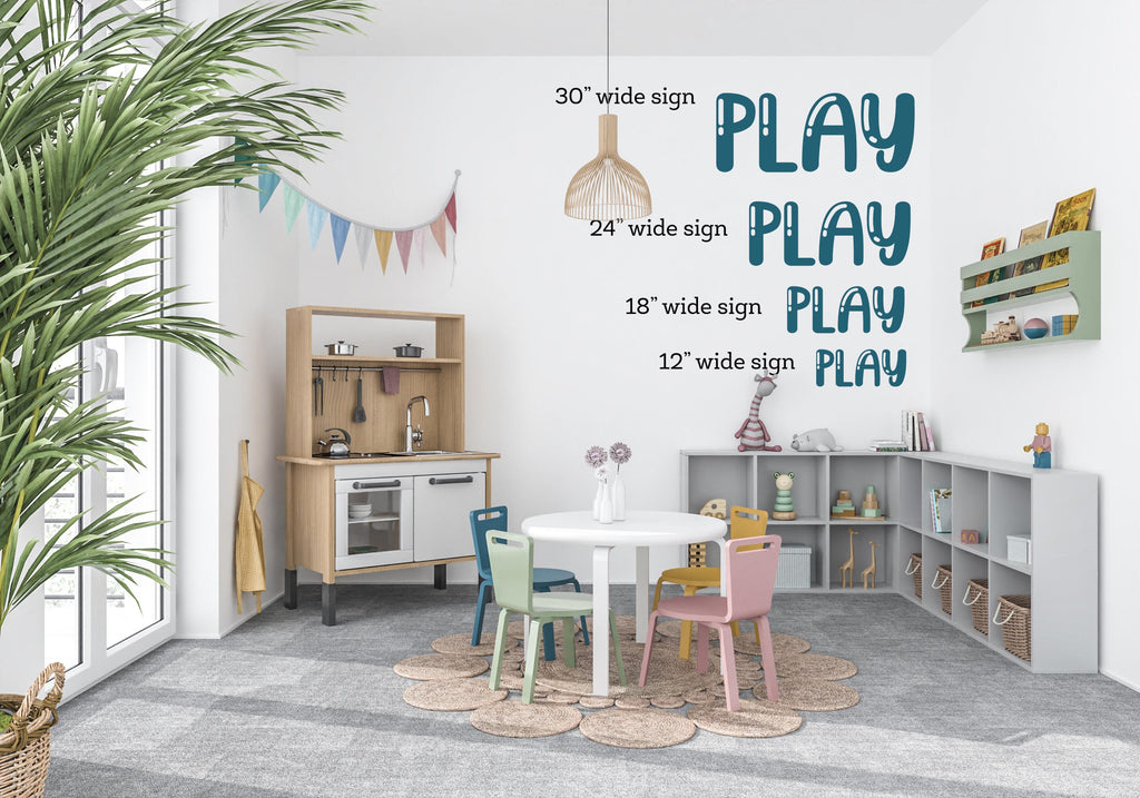 Custom Play Room Letters - Design It Yourself