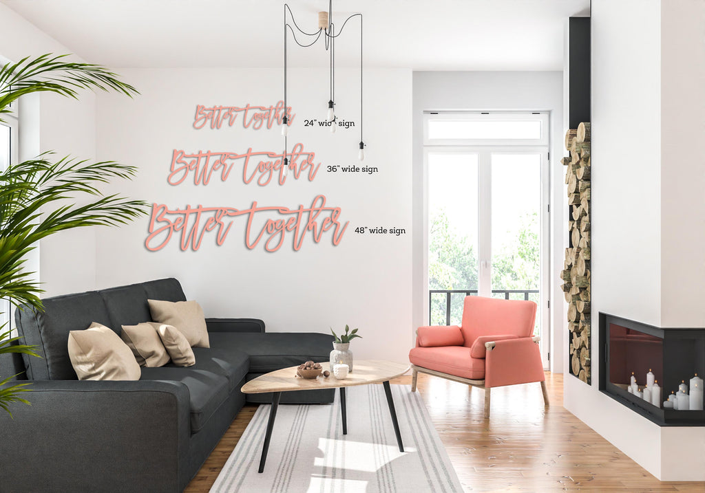Custom Wall Art - Cutout Words for Wall