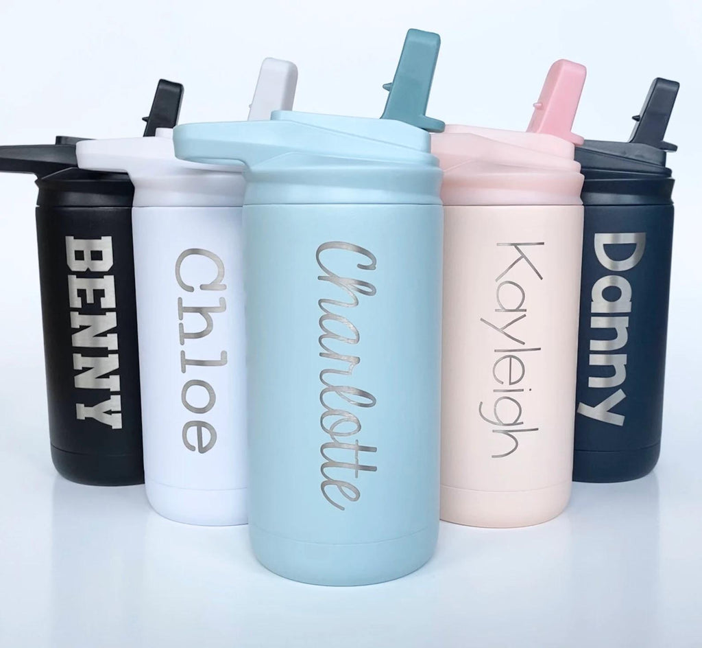 Personalized Engraved Kids Water Bottle Tumbler